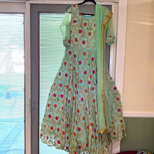 Floor touch anarkali
